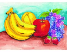 상황표현9 맛있는과일들(동전 문지르기로 표현하는 포도송이)