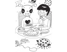 과학상상화47 외계인과 식사